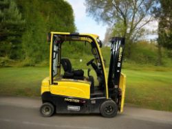 **(INCLUDES CHARGER)** 2017 HYSTER H1.8XN ELECTRIC FORKLIFT