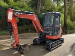 2015 KUBOTA KX61-3 MINI EXCAVATOR