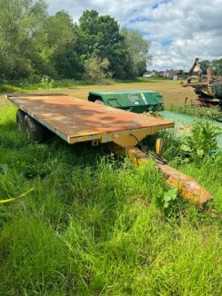 TANDEM AXLE 16FT + 2FT FLAT TRAILE