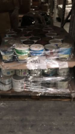 108 TINS OF 2.5L EMULSION PAINT - ASSORTED COLOURS
