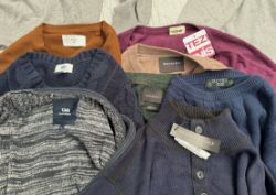 X40 BRANDED MENS JUMPERS SWEATERS & KNITWEAR
