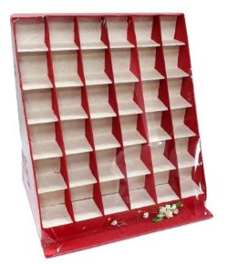14 X 36 SECTION DISPLAY STAND RED