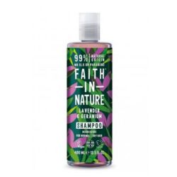 30 BOTTLES OF FAITH IN NATURE SHAMPOO 400ML - LAVENDER & GERANIUM