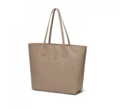 35 X NEW FISHER-PRICE BAG+ACC 33,5X13X33 BEIGE FAUX LEATHER