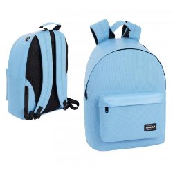 18 X PREMIUM BLACKFIT 8 LIGHT BLUE BACKPACK 41CM (RRP 22.99 EACH)