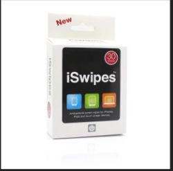 72000 X ISWIPES- ANTIBACTERIAL SCREEN WIPES 30PC