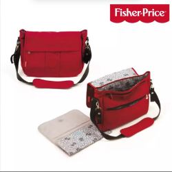 50 X NEW FISHER PRICE BABY BAG+ACC 36X11X29 RED