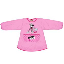 11 X CHILDREN'S DISNEY MINNIE APRON WITH SLEEVES [AGED 3-4 YEARS] (RRP £6.99 EACH)