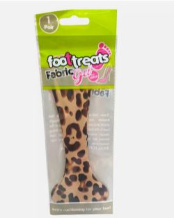 2500 X EW FOOTTREATS GEL INSOLE ANIMAL PRINT