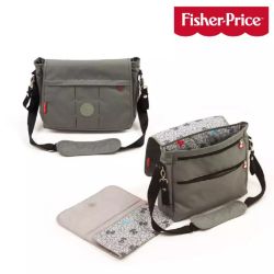 21 X NEW FISHER PRICE BABY BAG+ACC 36X11X29 GREY