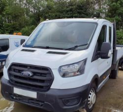 2020 FORD TRANSIT T350 DOUBLE CAB TIPPER - NON RUNNER **(ONLY 55K MILEAGE)** **(SPARES OR REPAIRS)**
