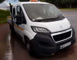 2018 PEUGEOT BOXER DOUBLE CAB TIPPER **(SPARES OR REPAIRS)** **(ONLY 69K MILEAGE)**