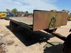 25' SINGLE AXLE HIGH-SPEED BALE FLAT TRAILER