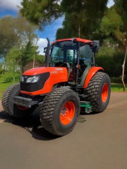 KUBOTA M8450 TRACTOR WITH MOWERS