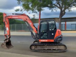 2018 KUBOTA KX080-4 MIDI EXCAVATOR
