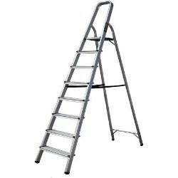 5 X NEW 8 STEP ALUMINIUM LADDERS