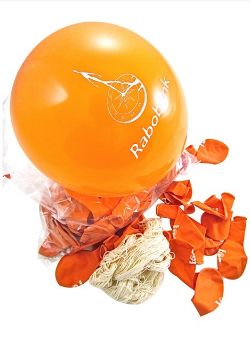 10000 X BALLOON WITH LOGO-ORANGE