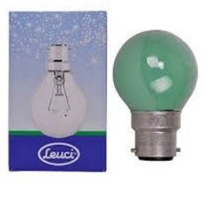 1500 X LEUCI-GOLF BALL BULB 25W B22 GREEN
