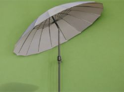 FREE DELIVERY - BRAND NEW 2.5M ROUND CURVED ADJUSTABLE PARASOL SUN UMBRELLA