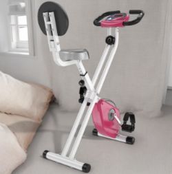 FREE DELIVERY - BRAND NEW HOMCOM MAGNETIC RESISTANCE EXERCISE BIKE FOLDABLE LCD