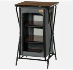FREE DELIVERY - BRAND NEW CAMPING CUPBOARD ALUMINIUM FOLDABLE KITCHEN STATION W/ CARRYING BAG