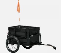 FREE DELIVERY - BRAND NEW 65L FOLDABLE STORAGE BOX AND PNEUMATIC TYRES, BLACK