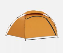 FREE DELIVERY - BRAND NEW CAMPING TENT DOME TENT WITH REMOVABLE RAINFLY FOR 1-2 MAN, ORANGE