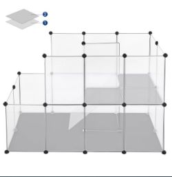 FREE DELIVERY - BRAND NEW PET LARGE EXERCISE ENCLOSURE WITH STAIRS，INDOOR RABBIT RUN HUTCH