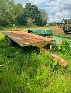 TANDEM AXLE 16FT + 2FT FLAT TRAILER