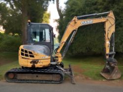 2015 CASE CX50B MINI EXCAVATOR