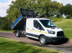 2017 FORD TRANSIT DOUBLE CAB TIPPER **(ONLY 107K MILEAGE)**