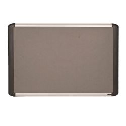 17 X NOTICE BOARDS 60X90CM - MASTERVISION GREY FELT WITH ALUMINIUM FRAME