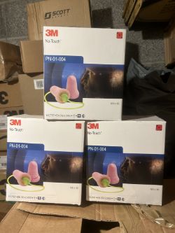 3X 3M NO TOUCH PN-01-004 EAR PLUGS