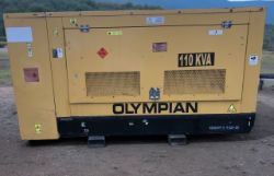 CAT OLYMPIAN 100 KVA SUPER SILENT GENERATOR