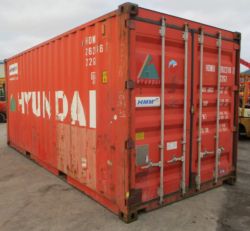 20 FEET LONG X 8 FEET WIDE SHIPPING CONTAINER