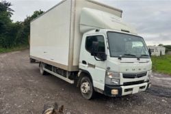 2018 MITSUBISHI FUSO CANTER 7C15 BOXVAN WITH FULL WIDTH TAIL LIFT **(SPARES OR REPAIRS)**