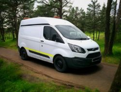 FORD TRANSIT CUSTOM 2.2 TDCI, 2014, 64 REG, WHITE, ONLY 97K, 1 OWNER, VERY CLEAN VAN
