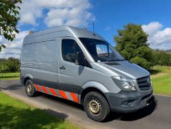 MERCEDES-BENZ SPRINTER 313 CDI SWB WINTON PTO COMPRESSOR GENERATOR WORKSHOP 2014