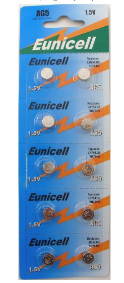 600 X EUNICELL-10PK AG5 1.5V BATTERY