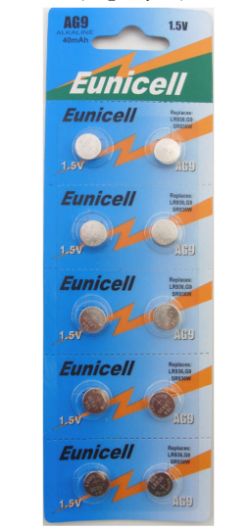 600 X EUNICELL-10PK AG9 1.5V BATTERY