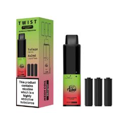 200 X HAPPY VIBES DISPOSABLE VAPES TWIST 3500 KIWI PASSIONFRUIT GUAVA