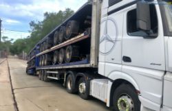 STACK OF 5X 13.6 MTR FLAT TRAILORS BPW