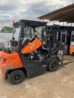 DOOSAN G25GP GAS FORKLIFT 2019 - 9303 HOURS (NON STARTER)
