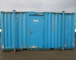 16-FOOT SHIPPING CONTAINER TOILET BLOCK