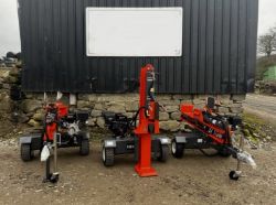 37 TON MEGGA SPITTER PETROL ENGINE LOG SPLITTER TOWABLE