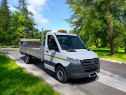 2019 MERCEDES-BENZ SPRINTER LWB L4 14FT FLATBED PICKUP WITH TAILLIFT >>--NO VAT ON HAMMER--<<