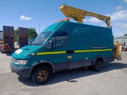 2006 IVECO CHERRY PICKER SCISSOR LIFT ACCESS PLATFORM (MEWP VAN MOUNT)