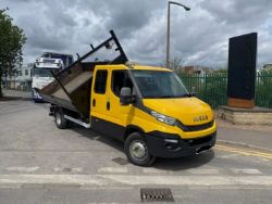 2015 65 IVECO DAILY 65C150 7-SEATER 3-WAY CREWCAB 12FT TIPPER MAKE: IVECO >>--NO VAT ON HAMMER--<<