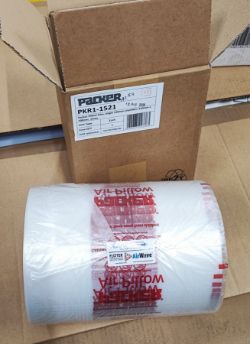 211 X ROLLS OF 700MTR PACKER PILLOW FILM, SINGLE 150MM CHAMBER, 210MM 12MU - TOTAL RRP £4,246.14