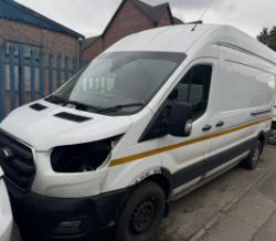 ** SPARES OR REPAIRS ** 2021 FORD TRANSIT T350 LWB L3H3 TREND (70 REG) - EURO 6